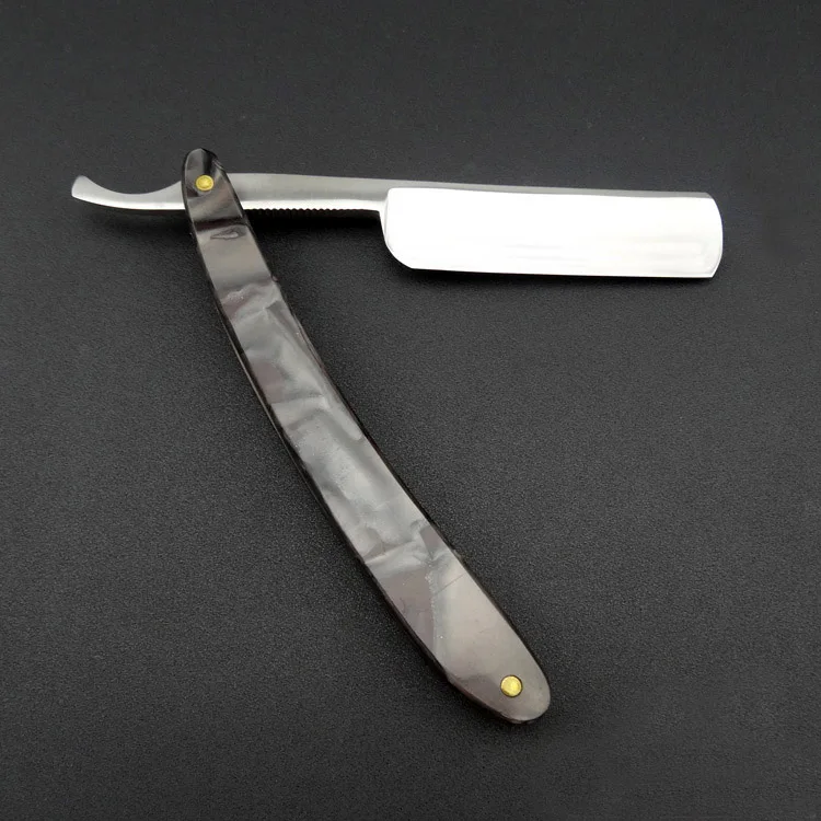 Мужская бритва для бритья с прямым лезвием, складной нож