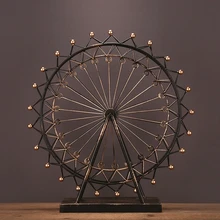 Напоминает гладить Книги по искусству колесо обозрения модель ручной работы, металлические карнавал орнамент Craft Интимные аксессуары для украшения дома и сувенир подарок