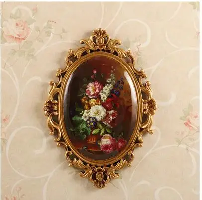 Vintage European classical wall hanging artwork, wall decoration mural