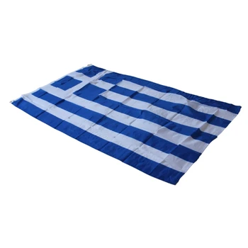 

90x150cm Greek Flag Polyester Banner Indoor Outdoor Home Decoration Flags Champions League Souvenirs