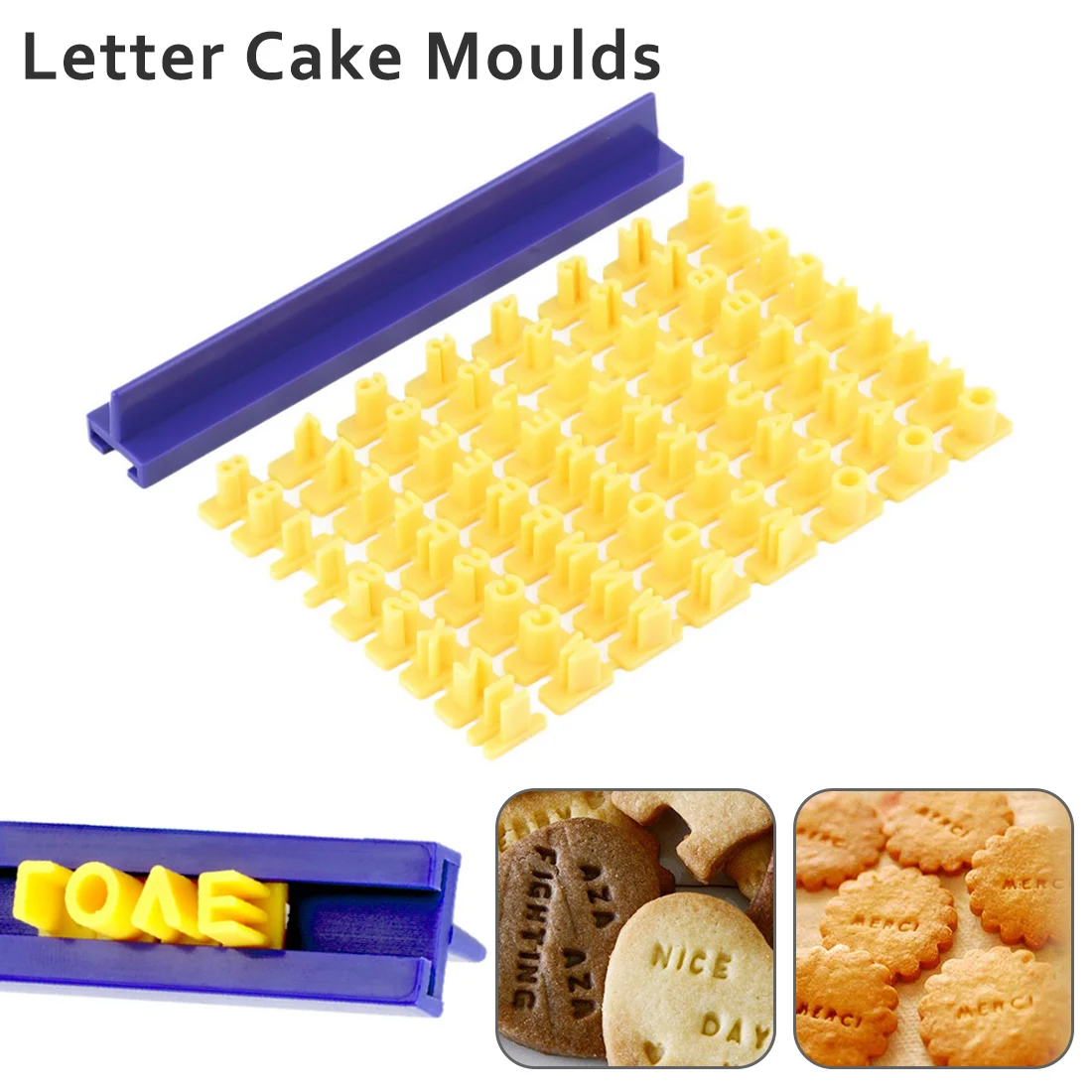 

Baking Molds Tools Number Alphabet Biscuit Cutter Baking Molds Fondant Cookie Mould Cake Cutters Decor