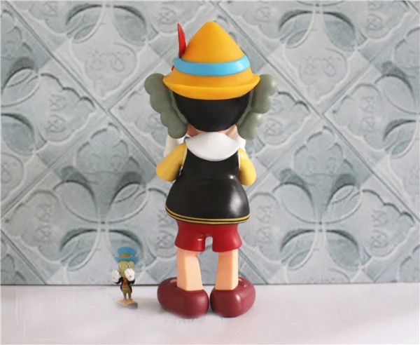 12inch Original Fake KAWS Pinocchio Puppet Standing Type With Retail box medicom toy kaws Factory Samples Fashion Toys 12inch Original Fake KAWS Pinocchio Puppet Standing Type With Retail box medicom toy kaws Factory Samples Fashion Toys