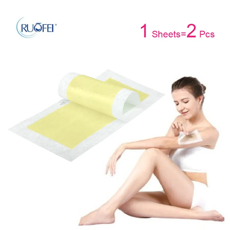 Hair Removal Remover Depilatory Cold Wax Strips Papers Waxing Nonwoven Paper For Leg Body Face Epilator 1