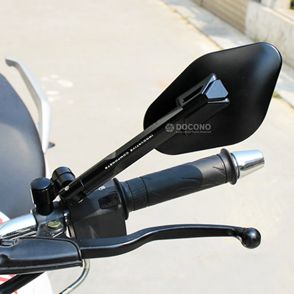 Универсальный мотоциклов Зеркала с ЧПУ зеркала заднего вида для KAWASAKI VERSYS 1000 ER6N YAMAHA XTZ 250 FZ6R SUZUKI GSX-S750 RM 85L и т. д