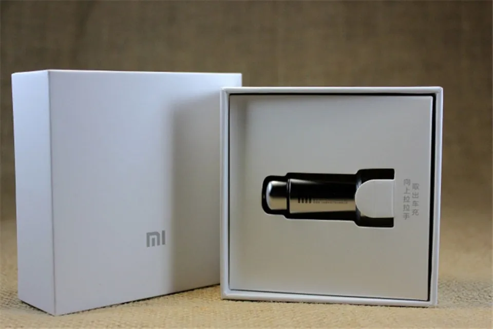 Xiaomi Mi автомобиля Зарядное устройство QC3.0 X2 Dual USB Быстрая зарядка макс. 5 В/3A 9В/2A 15В/1.5A металлический Стиль