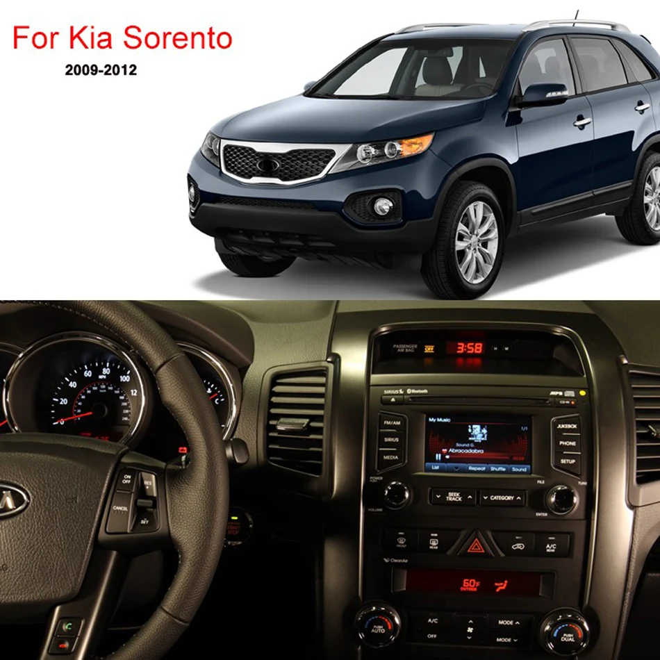 4G android 9,0 автомобильный dvd для kia sorento 2010-2012 в тире автомобиля стерео gps nagavition головное устройство магнитофон автомобильный мультимедийный плеер