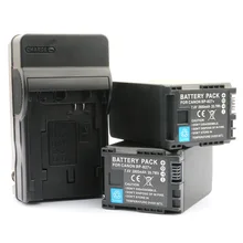 LANFULANG батарея(2-Pack) и зарядное устройство для Canon BP-827 и для Canon HF G10, G20, M30, M31, M32, M40, M41, M300, M400, XA10