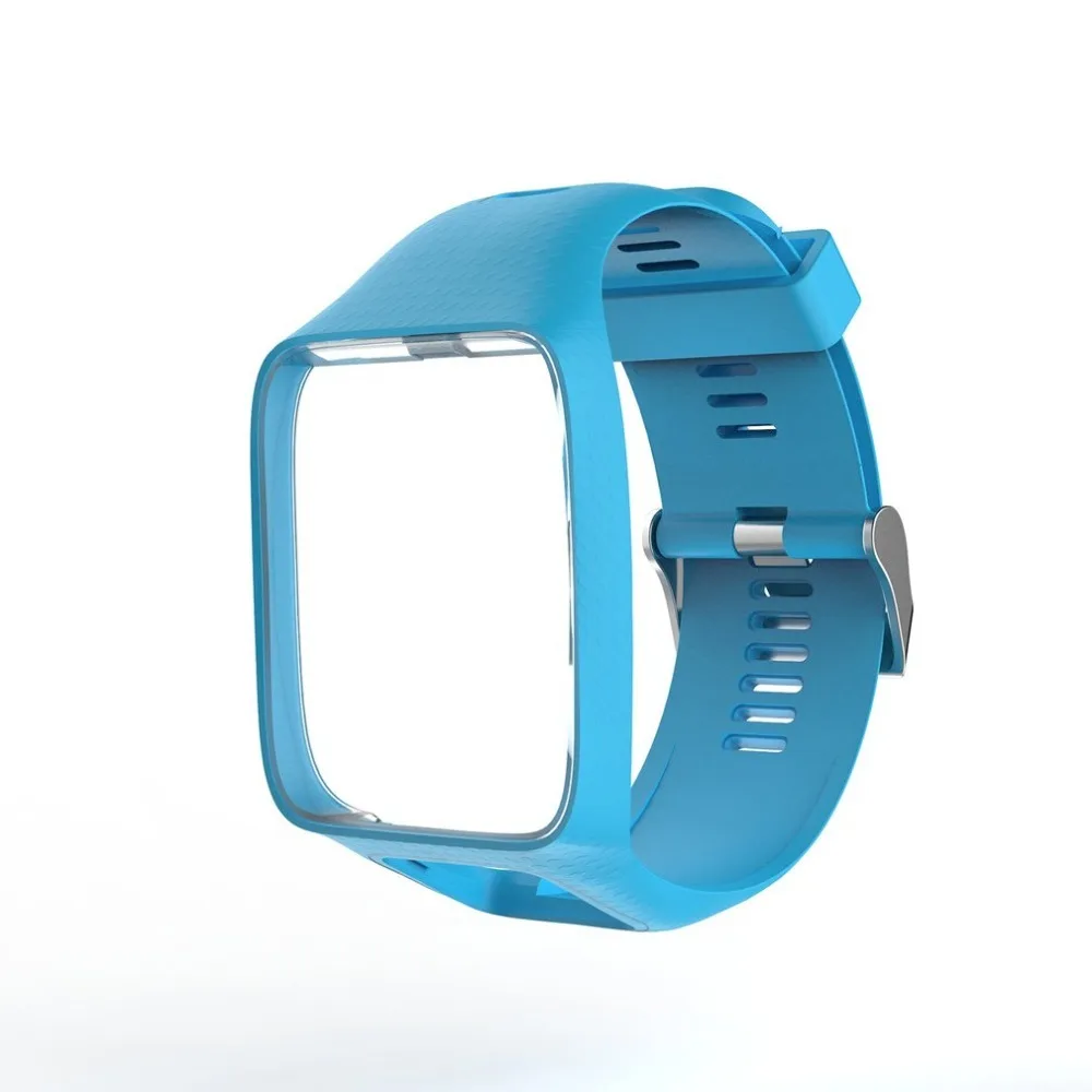 Силиконовый сменный Браслет для часов Ремешок TomTom Runner 2 3 Spark gps часы мягкий
