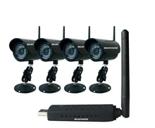 Mountainone Новые HD беспроводной домашний камеры наблюдения 4 канала синхронизации компьютера камеры наблюдения 4 экраны