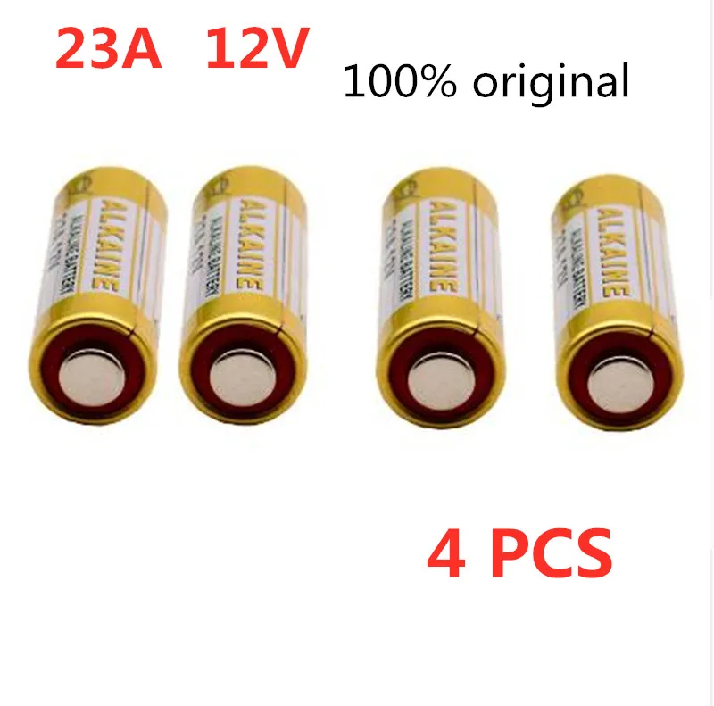 

4PCS 12 V 23A 12 12 V 23A bateria Alcalina da bateria 21/23 V A23 E23A MN21 RC controle remoto bateria do controlador RC Parte
