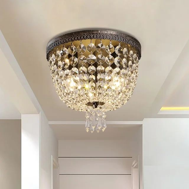 Doxa American Rustic Ceiling Lights Iron Led Lamps For Doxa American Rustic Ceiling Lights Iron Led Lamps For Crystal Lampara De Techo Restaurant Home Lighting Fixtures