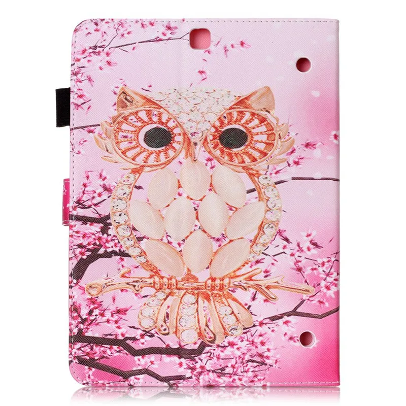 For Samsung Galaxy Tab S2 9.7'' T815SM -T810 Case Cover Stylus Holder Wallet Flip Smart PU Leather Smart Card Slots Tablet Case (20)