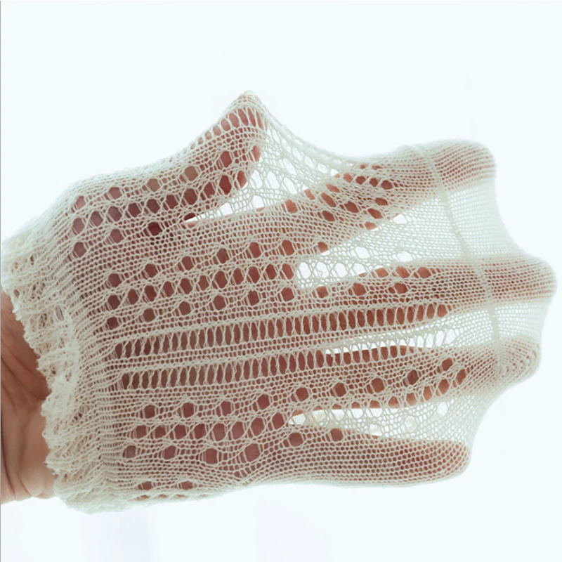 Baby Girls lace Short anti-slip Socks Cotton Newborn infant Princess Ruffle kid mesh toddler white Sock child Clothing Accessory 5