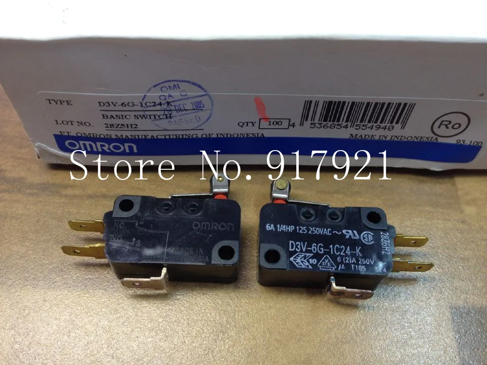 

[ZOB] original original D3V-6G-1C24-K short wheel micro switch 28Z5H2 switch genuine original --50pcs/lot