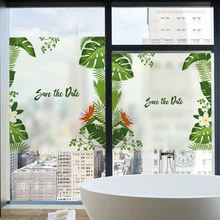 Матовые затемненные оконные наклейки для ванной комнаты бумага на окна прозрачное непрозрачное стекло пленка декоративное электростатическое окно пленка