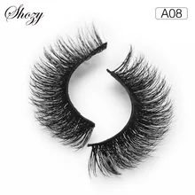 1 пара 3D норки ресниц реального норки крылатые ресницы Handmade супер длинные прецизионный отрезной станок для Красота Makeup-ESA08