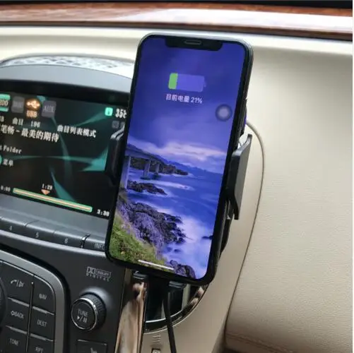 

Car Wireless Charger ForX 8 8 Plus S8 S9 Pop Automatic Infrared Sensor Wireless Charger Sockets Phone Holder