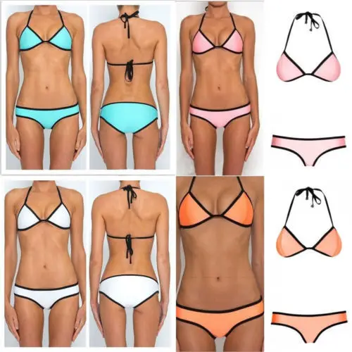 2014 foreign trade explosion models in Europe and America sexy bikini swimwear solid triangle Ms. |