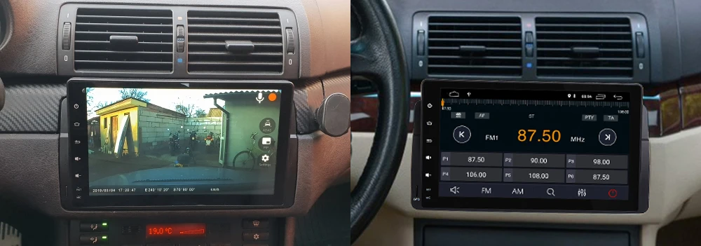 Cheap Android 9.0 4G Car GPS PLAYER For BMW M3 1998~2006 stereo audio navigation multimedia screen head unit BT WIFI 2
