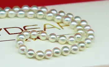 

classicAAA 9-10mm round south sea white pearl necklace24inch 925s KKK