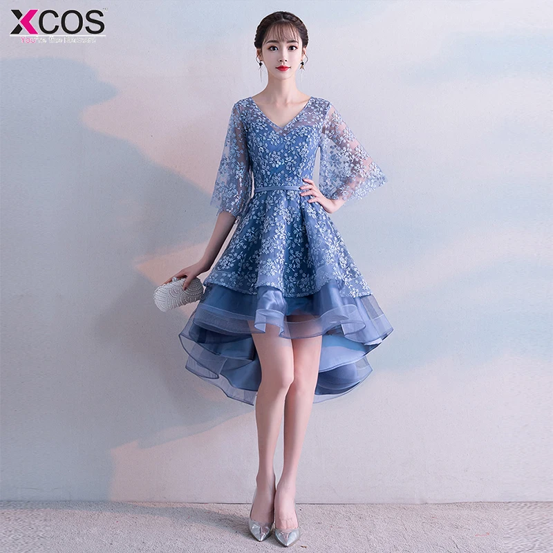 

New Cheap V neck Sexy Short Homecoming Dresses With Appliques tulle Dresses graduation 2019 charms Prom Party Gowns