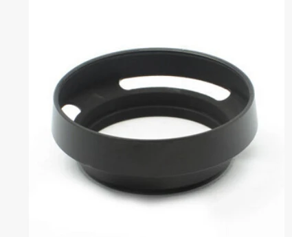 Black Metal Vented Lens Hood for All Leica Lens with 55mm Filter Thread Durable