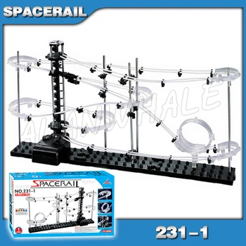 

500cm Rail Level 1 Marble Run Maze Roller Coaster Electric Elevator Model Building Kit STEM Learning Toys Rolling ball Sculpture