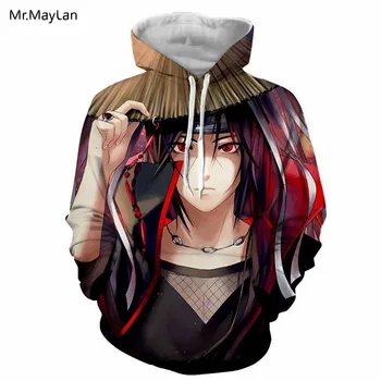 

Harajuku Japan Anime Naruto Uchiha Itachi 3D Print Jacket Men/Women Hiphop Hoodies Loose Tracksuit Hooded Sweatshirt Boys Coat