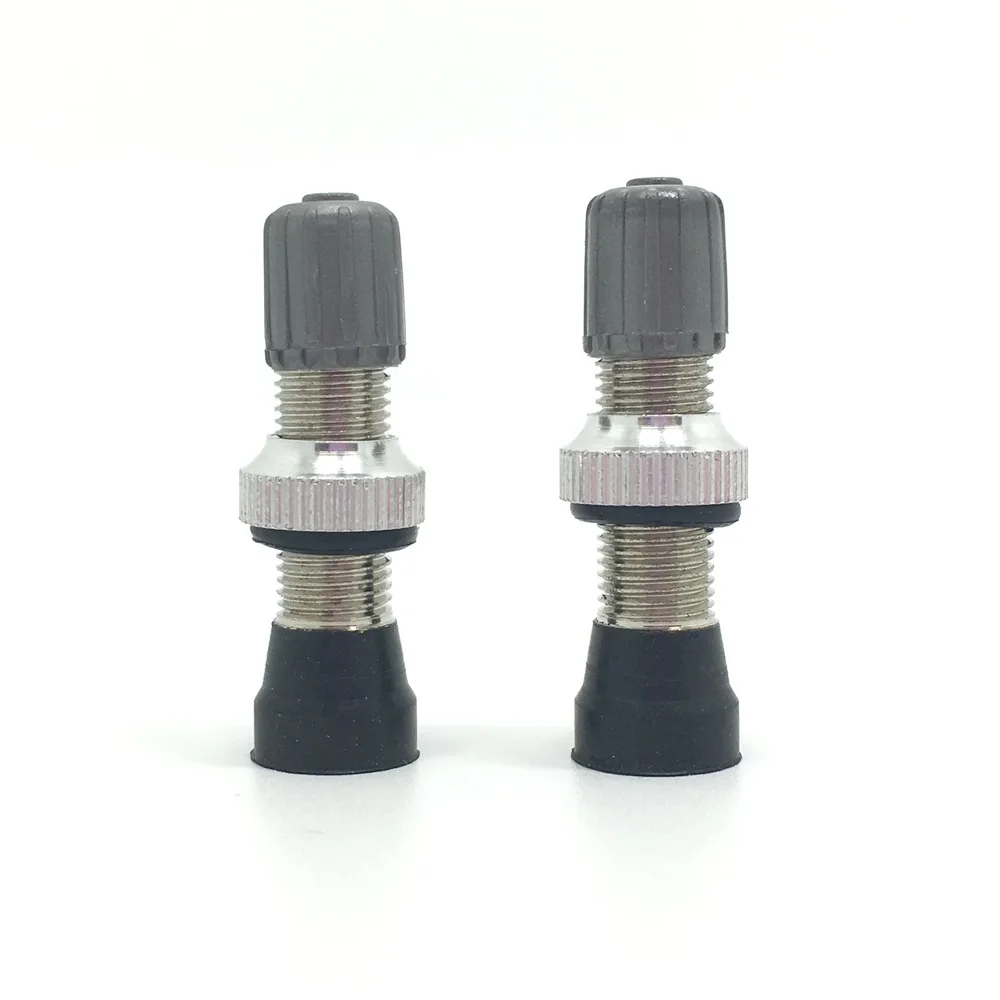 

1 Pair 32mm-MTB Bike No Tubes Valve Stems Universal Schrader 10mm base