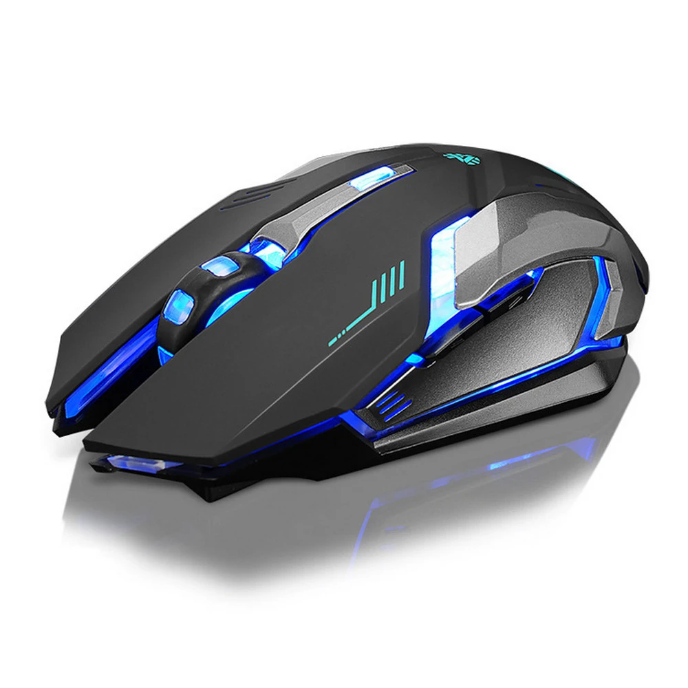 Rechargeable X7 Wireless LED Backlight USB Optical Ergonomic Gaming