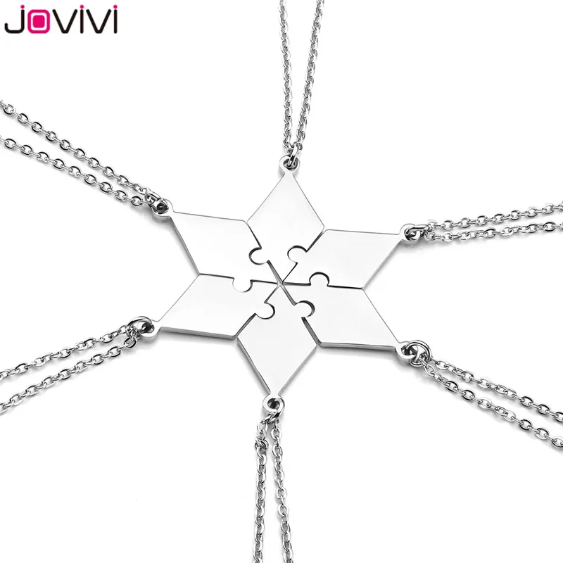 Ожерелья из нержавеющей стали Jovivi лучшие друзья BFF ожерелья дружба семья