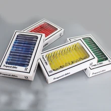 Science Adventure 48 шт готовые пластмассовые слайды для микроскопа Биологический образец с 4 коробками животные насекомые растения цветы