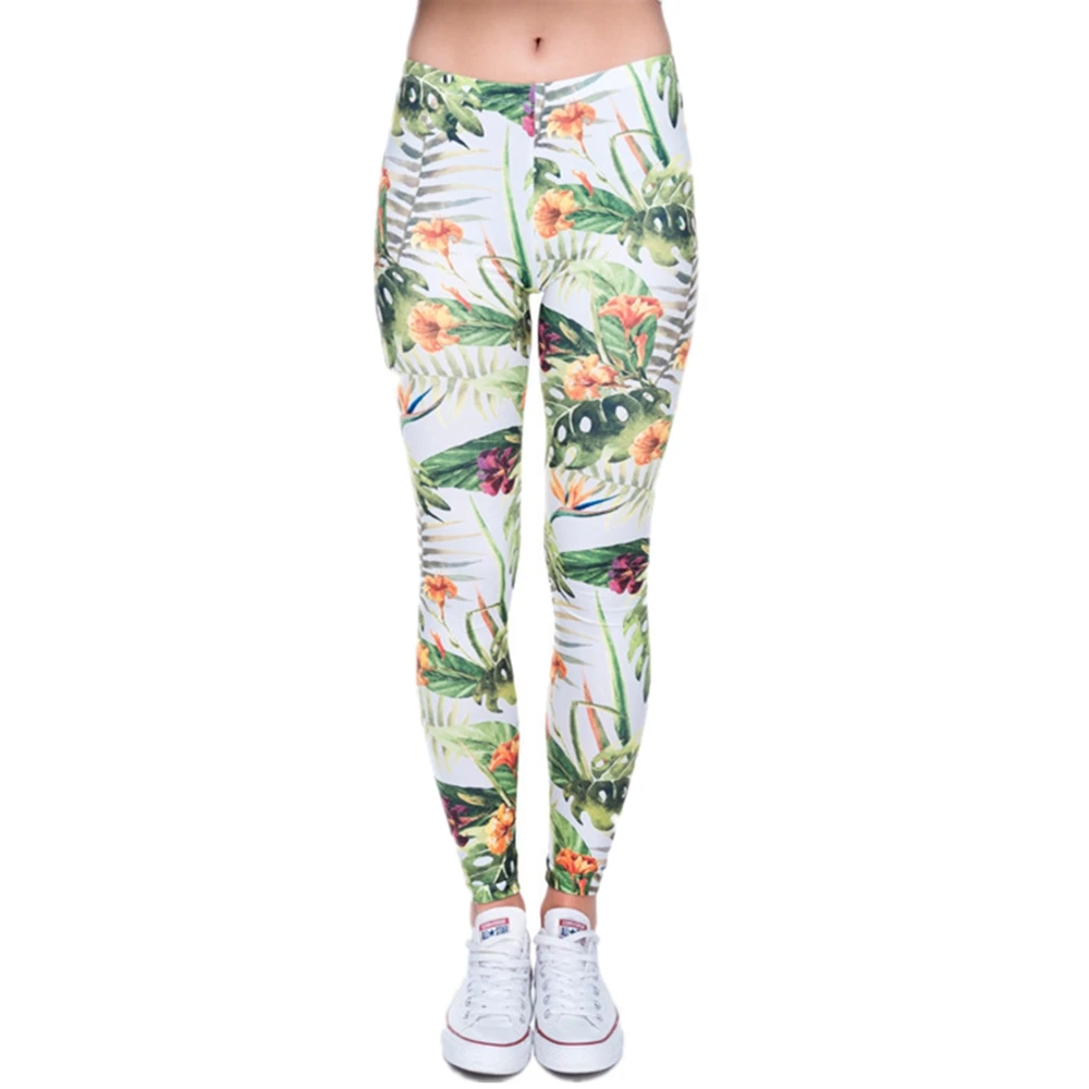 

Brand Fashion Camo Branches 3D Printing High Quality Slim Legging Women Casual Home Leggings Woman Pants