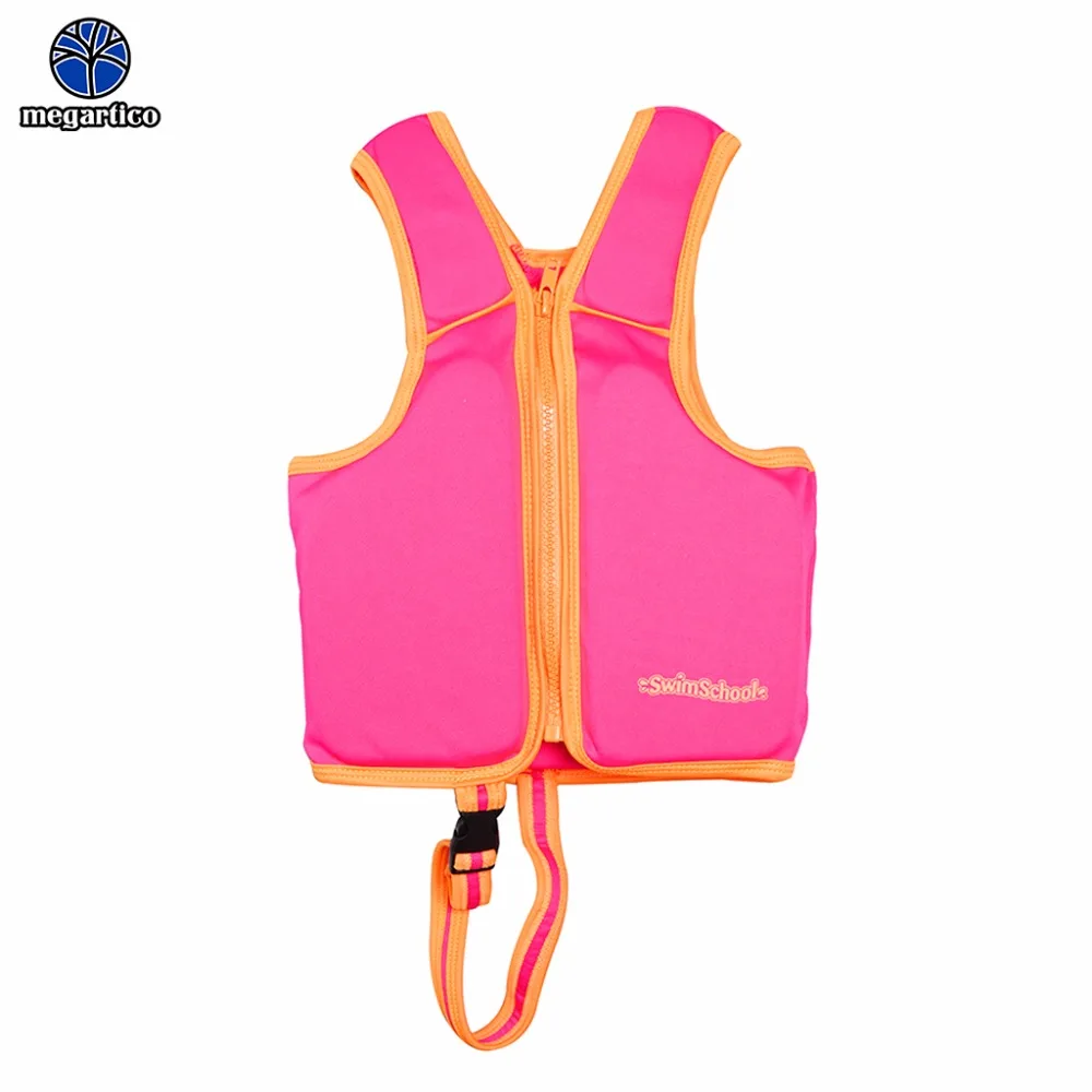 Megartico life vest kids children swim vest adjustable Pink Swim