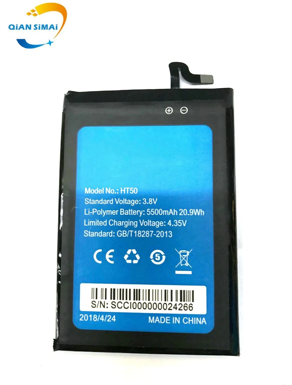 

5000mAh New High quality Homtom HT50 Battery for Homtom HT50 pro mobile phone in stock + Track Code