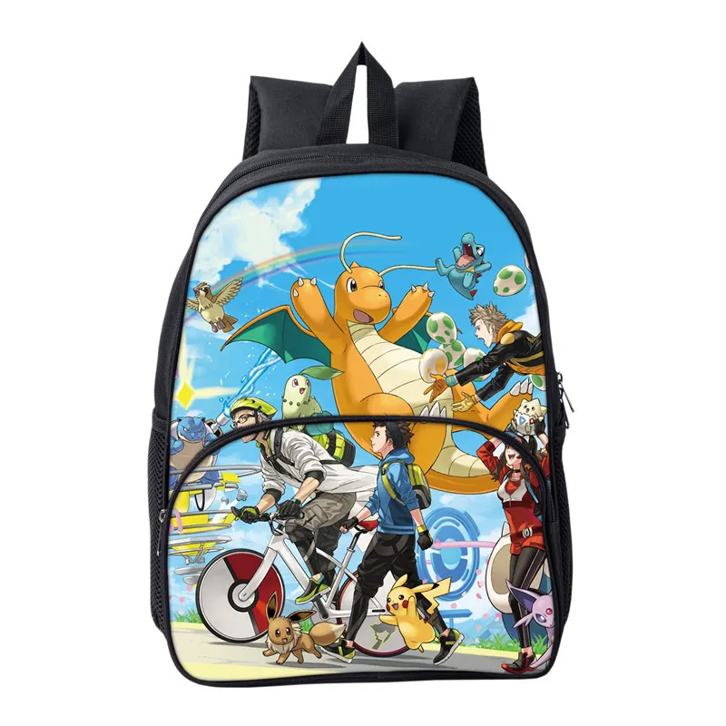 Аниме сумка Mochila рюкзак Pokemon дети для подростков мультфильм девочка дети обратно школьные сумки ноутбук рюкзак Пикачу