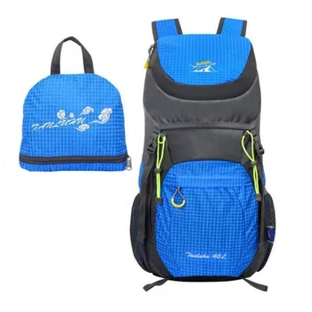 

Waterproof Nylon Camping Backpack 40L Foldable Climbing Bag Hiking Backpack Lightweight Sport Shoulder Bag Men Women