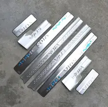 2014-2018 brand-new accessories for Toyota Vios stainless steel welcoming pedal doorsill