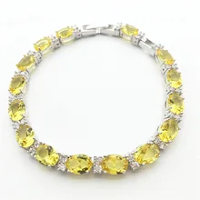 AAA циркон и Золотой желтый кристалл браслеты белого золота цветные браслеты высшего качества ювелирные изделия для здоровья