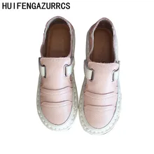 HUIFENGAZURRCS-Genuine leather single shoes Spring new low-upper shoes soft soles,Mori series of literary&artistic retro shoes HUIFENGAZURRCS-Genuine leather single shoes Spring new low-upper shoes soft soles,Mori series of literary&artistic retro shoes