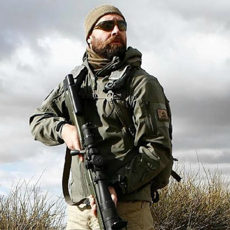 Mens Jacket Military Tactical Fall Outdoor Waterproof Windproof Soft Shell Coats