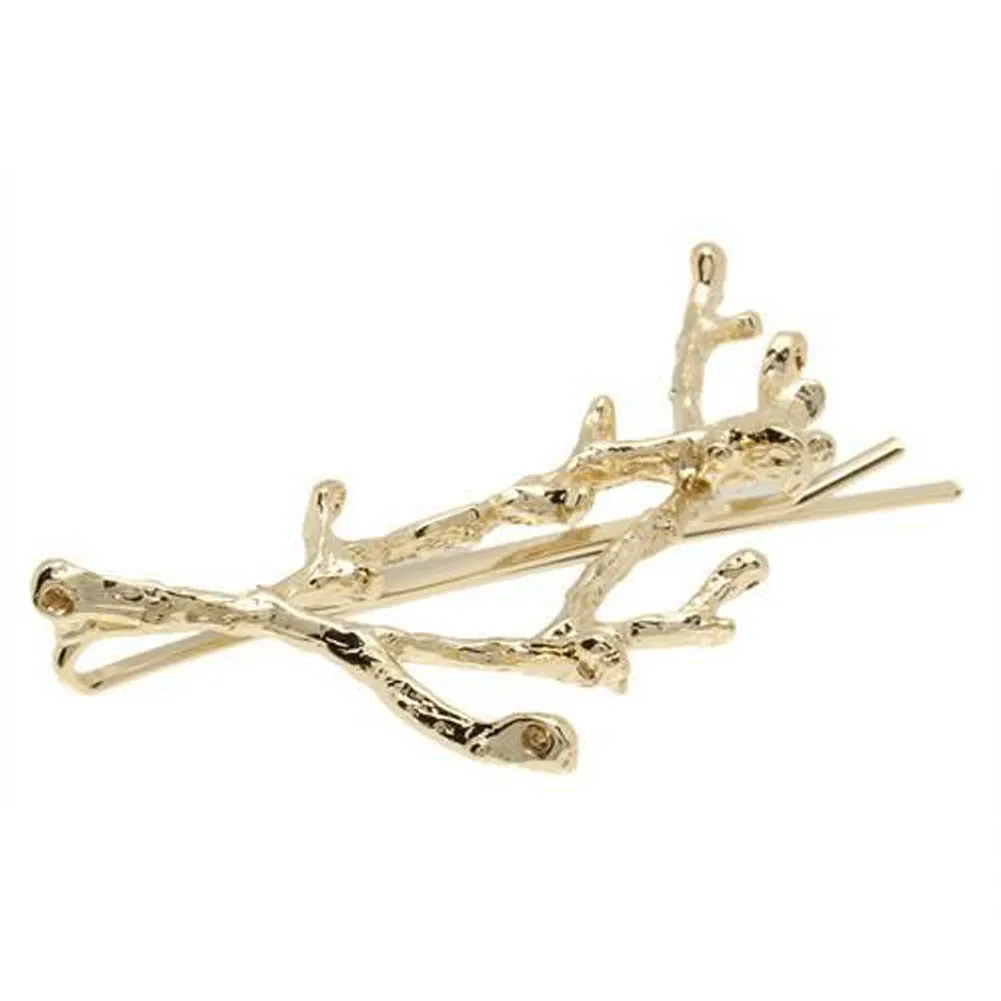 

Beautiful Elegant Metal Tree Branch Hairpins Hair Clips For Women Barrettes Female Headwear Alloy Hair Accessories Hair Clip New