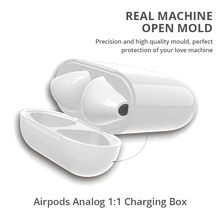 Беспроводная зарядная коробка для Airpods Apple, Bluetooth наушники Airpods, зарядное устройство для дома, идеально подходит для Apple, гарнитура, беспроводное зарядное устройство