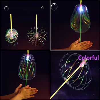 

Outdoor Activety 1Pcs Funny Popular Soap Bubble Colorful Shook Stick Blowing Bubble Play Wands Toys Amused For Children Kid Baby