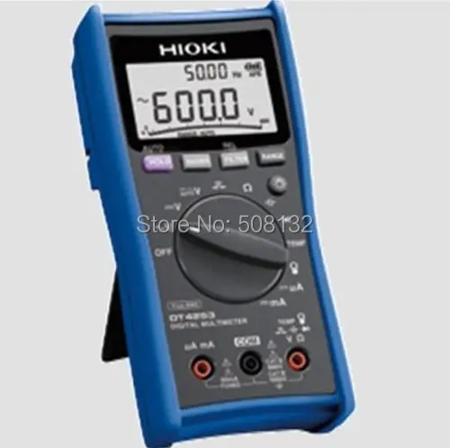 Hioki DT4253 Цифровой мультиметр 6000 дисплей низкочастотный фильтр функция DT-4253