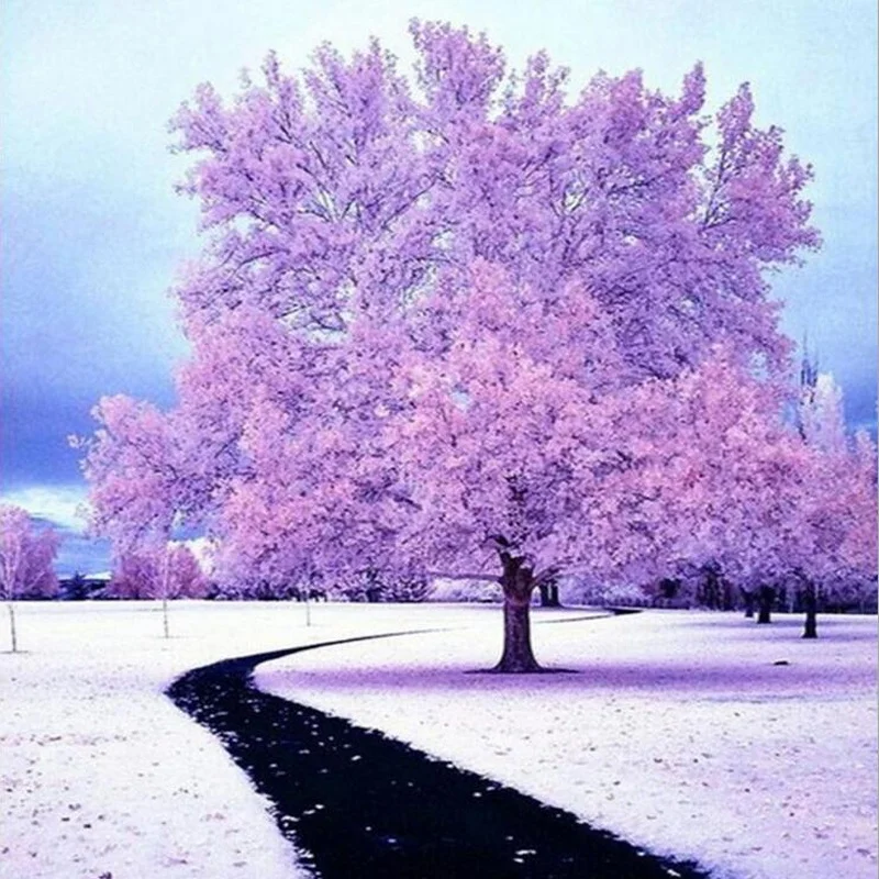 

Diy 5D Winter Love Song Picture Needlework Cross Stitch Diamond Mosaic Gift Home Decor Diamond Painting Full Diamond Embroidery