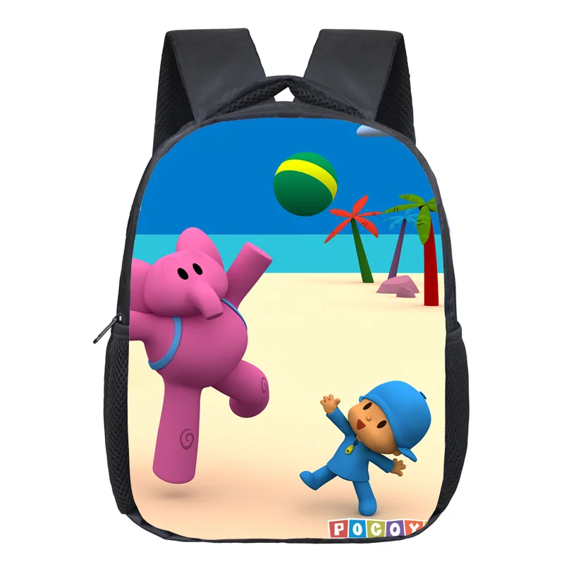 12 дюймов POCOYO Элли Пато Loula детский сад рюкзак для мальчиков и девочек детские школьные сумки малыш сумка дети best подарок рюкзак