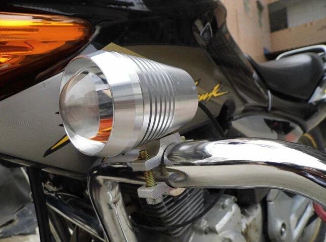 2 шт. 30 Вт Светодиодный мотоциклетный головной светильник рабочий светильник U2 лазерный пистолет пушка мотоцикл вождения Точечный светильник s налобный фонарь мото велосипедный фонарь DRL