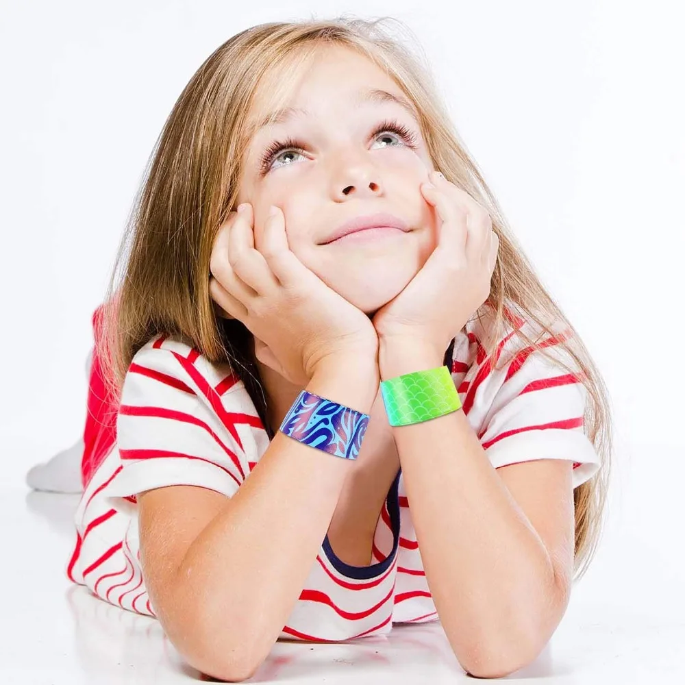 Funny-Slap-Bracelets-Ruler-Toy-Buy-Five-Get-One-Free-Colorful-Wrist-Strap-Wristband-for-Kids (3)