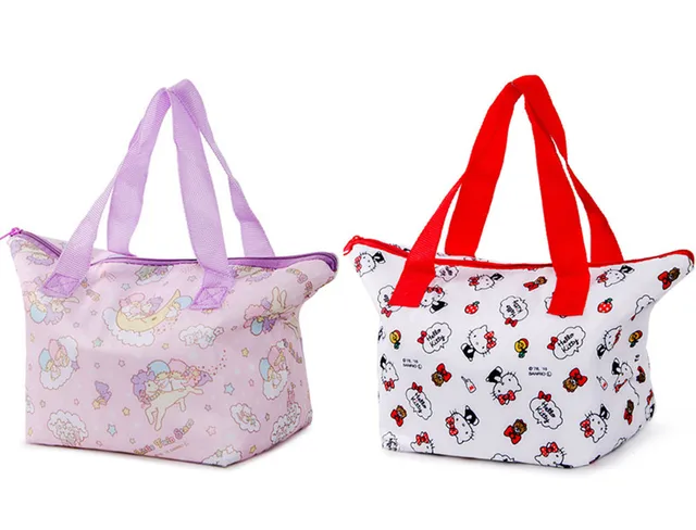 Cute O Kitty Little Twin Stars Insulated Lunch Box Tote Bags For Cute O Kitty Little Twin Stars Insulated Lunch Box Tote Bags For Women S Kids School
